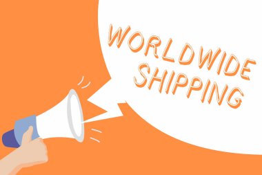 Dünya çapında el yazısı metni. 