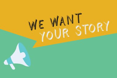 Kavramsal el biz istiyorum Sayın hikaye yazma. Söyle bize bir şey bir bakış hakkında Your hayat tarih vitrine iş fotoğraf