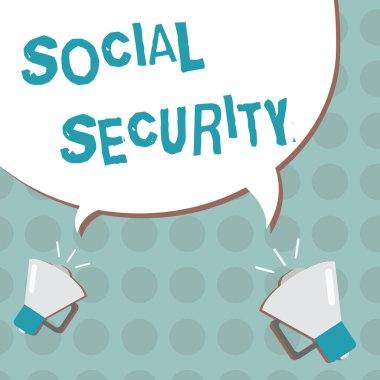 Kavramsal el sosyal güvenlik gösterilen yazma. Devlet insanlarla yetersiz veya hiç geliri iş fotoğraf metin yardım