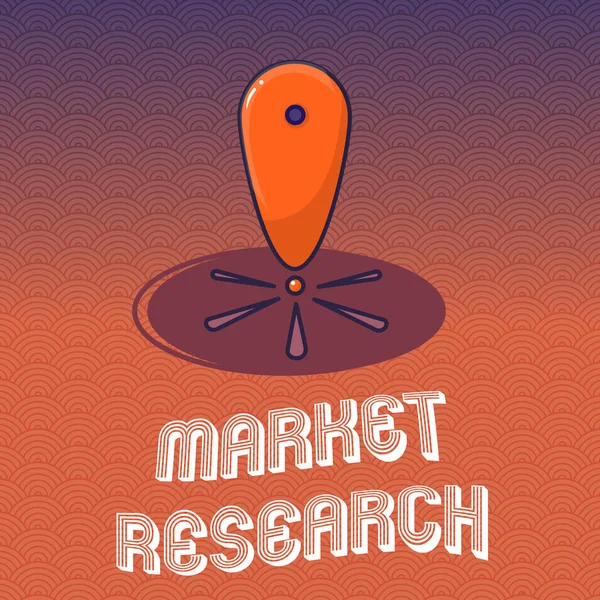 Signo de texto que muestra Market Research. Foto conceptual La acción de recopilar información sobre los consumidores —  Fotos de Stock