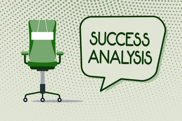 Conceptual hand writing showing Success Analysis. Business photo showcasing creating graph to determine increase in sales or profits