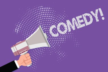 El yazısı metin komedi. Anlam profesyonel eğlence şakalar çizimler yapmak seyirci gülmek mizah kavramı