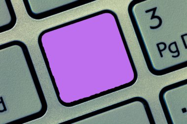 Tasarım iş kavramı iş reklam Web sitesi tanıtım için boş sosyal medya reklam klavye tuşuna basarak tuş takımı fikir bilgisayar iletisi oluşturmak için niyet afiş