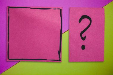 İzole iş kavramı boş şablon kopya alanı posterler kupon promosyon malzemesi ifade, varlık şaşkın cevaplanmamış soru sınırlanmıştır boş alanı