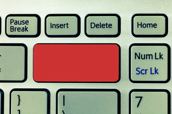 Design Business-Konzept leere Vorlage kopieren Raum Text für Anzeige Website isoliert Tastatur-Taste Absicht, Computer-Nachricht zu erstellen, drücken Sie die Tastatur Idee — Stockfoto