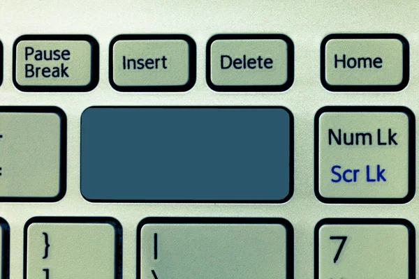 Design Geschäft leere Vorlage isoliert minimalistische grafische Layout-Vorlage für Werbung Tastatur wichtige Absicht, Computer-Nachricht zu erstellen, drücken Sie die Tastatur Idee — Stockfoto