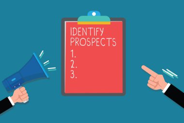 El yazısı metni Prospects tanımla. Konsept: Muhtemel müşteri için ideal donörler