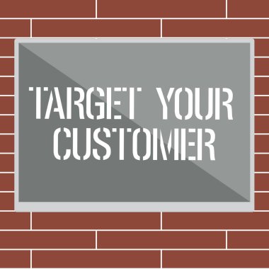 Hedef Your müşteri yazma el yazısı metin. Terzi pazarlama Saha tanımlama potansiyel tüketicilerin anlam kavramı