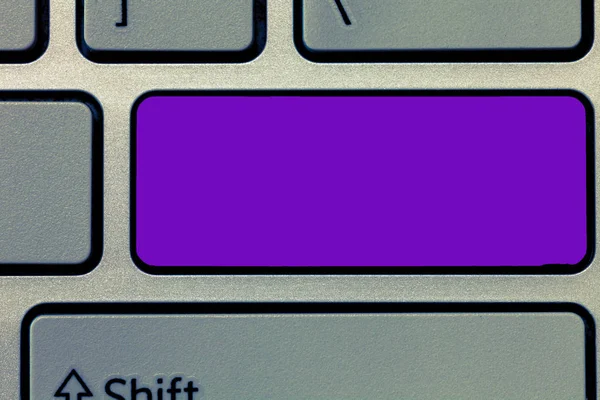 Concepto de negocio de diseño Espacio de copia vacío moderno fondo abstracto Teclado clave Intención de crear mensaje de computadora, presionando la idea del teclado — Foto de Stock