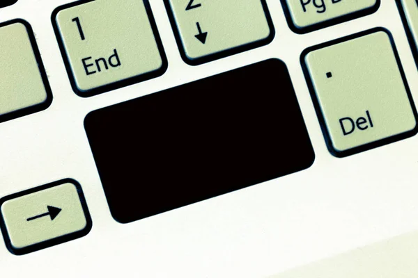 Projektowanie biznes koncepcja pusta kopia miejsce nowoczesny streszczenie tło klawiatury klucz zamiar utworzyć wiadomość komputer, naciskając klawisz klawiatury, pomysł — Zdjęcie stockowe
