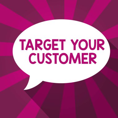 Hedef Your müşteri gösterilen Not yazma. Terzi pazarlama Saha tanımlama potansiyel tüketicilerin vitrine iş fotoğraf