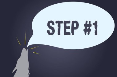 El yazısı metin adım 1. Planlanan strateji başlatma başlangıç yapmak ilerleme başlangıcı anlam kavramı