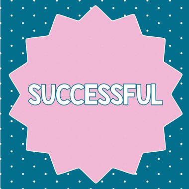 Başarılı gösterilen metin işareti. İstenen amaç ya da sonuç elde şöhret sosyal statü yerine getirmeye kavramsal fotoğraf