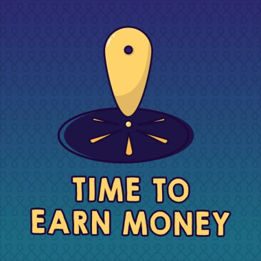 El yazısı metin zaman için para kazan. Yapılan iş yatırım iş veya özellik için Get Paid anlam kavramı