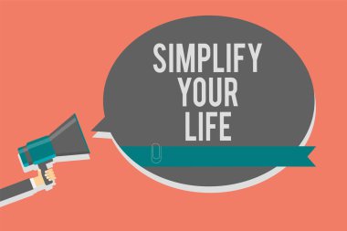 Your Life basitleştirin gösterilen Not yazma. Gün işinizi almak uyarı daire göstergesi fikir duyuru endişe verici kolay şekilde Organize sembolleri hoparlör Yönet vitrine iş fotoğraf.