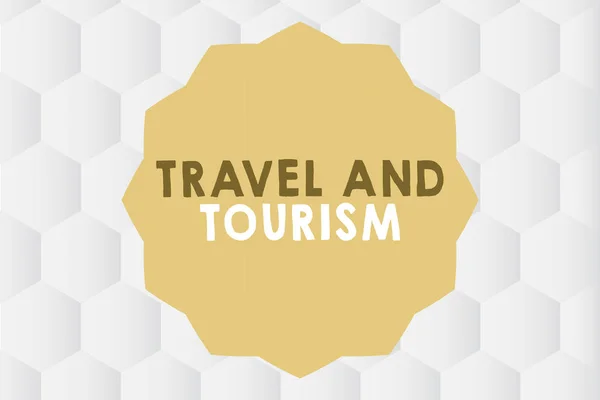 Kavramsal el seyahat ve Turizm gösterilen yazma. Geçici hareket insanlar yerler veya konumlara vitrine iş fotoğraf — Stok fotoğraf