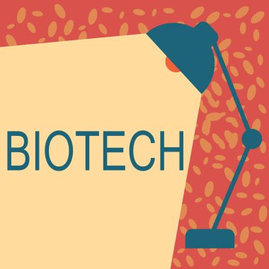 Biyoteknoloji gösterilen Not yazma. Genetik manipülasyon bilim iş fotoğraf çalışma çözümleme biyolojik vitrine işler