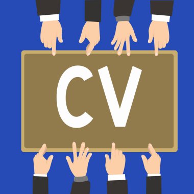 Word metin Cv. iş kavramı iş arayan yaşam için yazma eğitim kazanma beceri ve uzmanlık deneyimleri