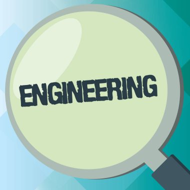 El yazısı metin mühendislik. Motorları makinelerin kullanımını bina tasarımı ile ilgili bilim anlam kavramı