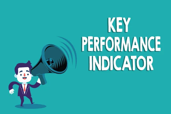 Conceptual hand writing showing Key Performance Indicator. Business photo text how effective one can reach his objectives