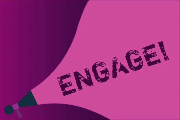 Konzeptionelle Handschrift, die Engagement zeigt. Business-Foto zeigt beteiligen sich Heiratsantrag beschäftigen jemanden — Stockfoto