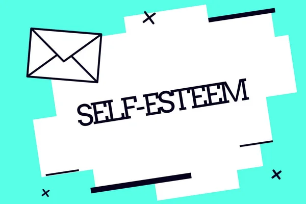 Handwriting text Self Esteem. Concept meaning Confidence in your own worth or abilities Personal appreciation