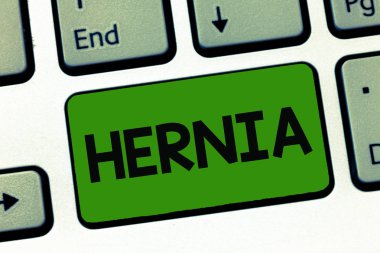 Word metin yazma fıtık. İş kavramı anormal için çıkmak doku veya organ kavite duvarı