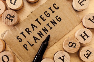 El yazısı Stratejik Planlama. Kavram anlamı Organizasyon Yönetimi Etkinlik Operasyonu Öncelikleri