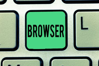 Tarayıcıyı gösteren metin işareti. HTML dosyalarını gösteren kavramsal fotoğraf bilgisayarı programı grafiksel kullanıcı arayüzü