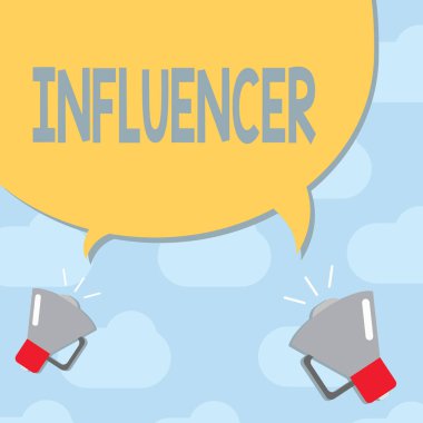 Etki unsuru gösterilen metin işareti. Kavramsal fotoğraf kişinin etkiler ve başkalarının görüşlerini kararları etkiler