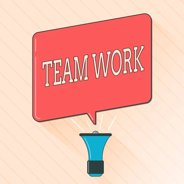 Textarbeit im Team. Geschäftskonzept für das gemeinsame Handeln einer Arbeitsgruppe Zusammenarbeit — Stockfoto