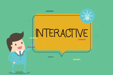 Etkileşimli gösterilen Not yazma. Katılımı iletişim bağlantı gösteren veya şeyler arasında vitrine iş fotoğraf