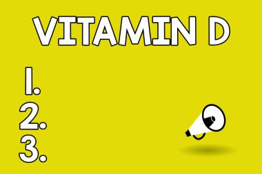 D vitamini metin yazımı. Bağırsak emiliminin artmasından sorumlu iş konsepti.