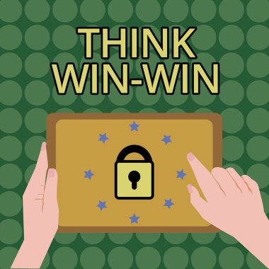 El yazısı metin düşünüyorum Win Win yazma. Karşılıklı olarak yararlı ve tatmin edici anlaşmalar veya çözümleri anlam kavramı