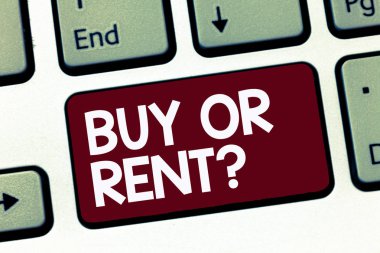 El yazısı metin veya kira satın soru. Kavramı bir şey sahibi arasında şüphe anlamı almak o için kiralanan