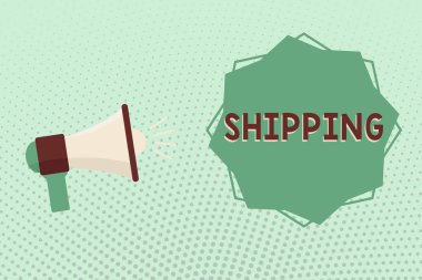 Nakliye gösterilen Not yazma. İş fotoğraf gemi vitrine topluca özellikle içinde bu özel alan olarak kabul