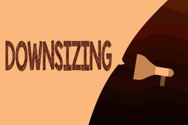 El yazısı metin küçülmesi. Dökülme tarafından bir şirket daha küçük yapmak anlam kavramı personel giderleri azaltma