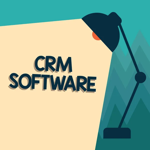 Концептуальний почерк, що показує Crm Software. Бізнес-фотографії, що демонструють аналіз відносин з клієнтами, що використовуються для взаємодії з клієнтами — стокове фото