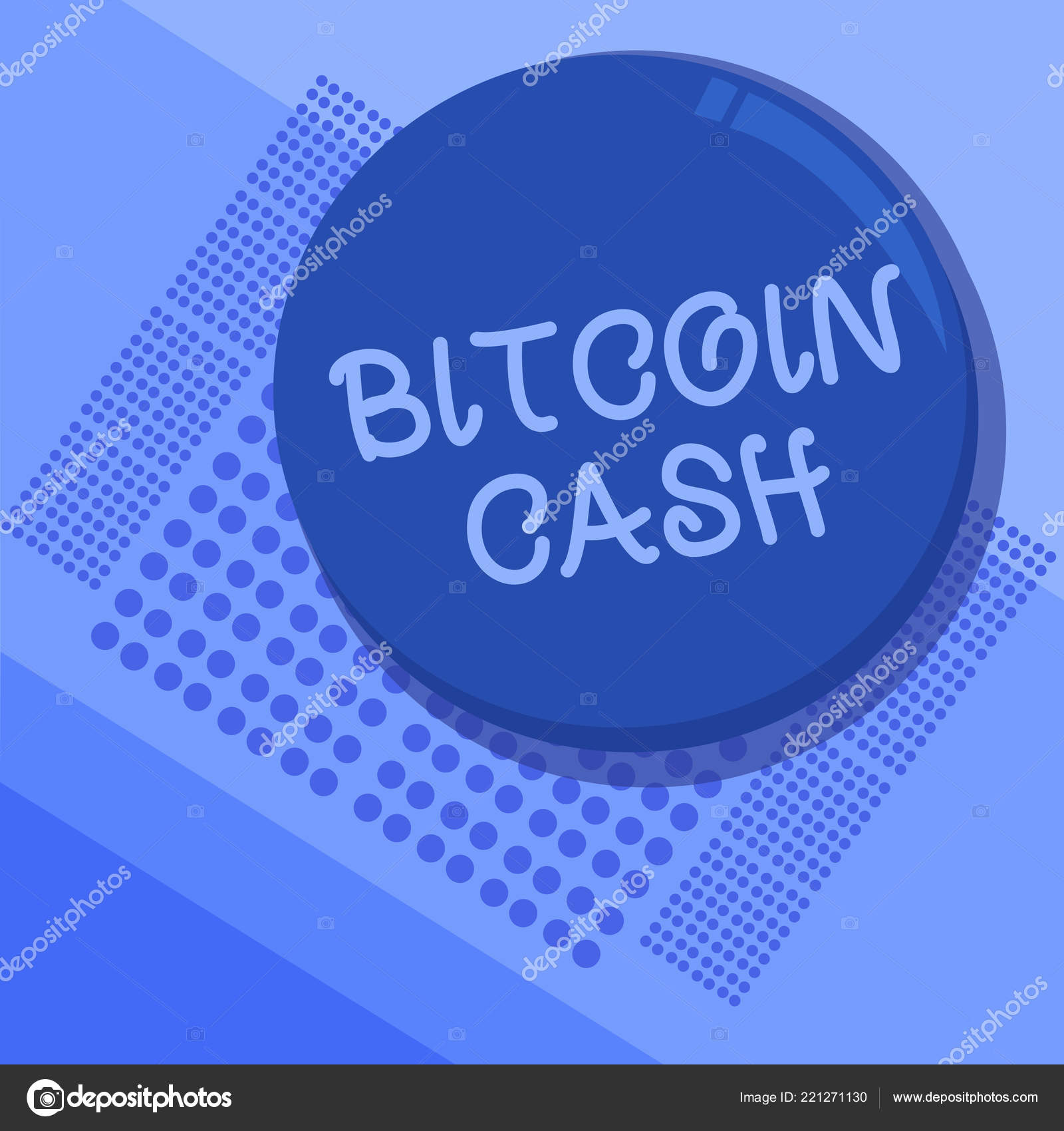 Text Schild Mit Bitcoin Cash Konzeptionelle Foto Art Von - 