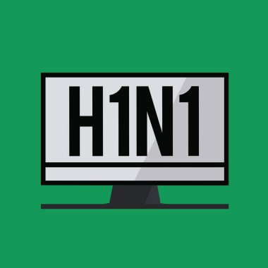 Domuz gribi solunum hastalığı en sık görülen grip virüslerin neden vitrine H1n1. iş fotoğraf gösterilen Not yazma