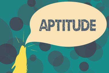 Yetenek gösterilen metin işareti. Kavramsal fotoğraf doğal yetenek beceri yetenek perforanalysisce bir şeyler yapmak eğilimi