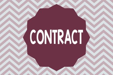 Word metin yazma sözleşme. İş kavramı yazılı veya sözlü anlaşma özellikle biri için istihdamına ilişkin