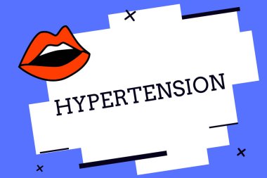 Hipertansiyon gösterilen Not yazma. Hangi kan basıncı çok yüksek tıbbi durum vitrine iş fotoğraf