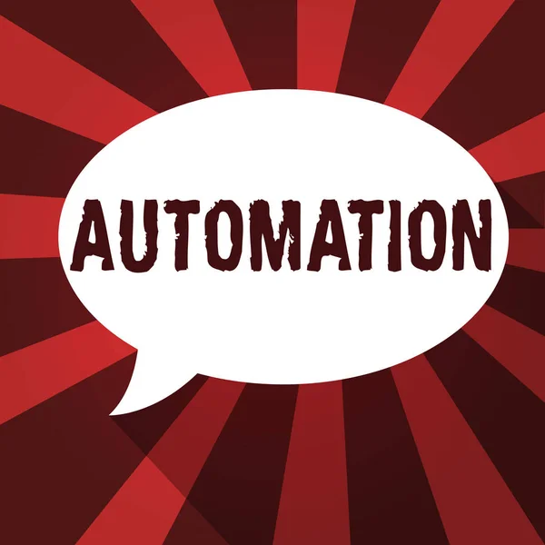 Word Automation szöveg írása. Üzleti koncepció technológia teremtett-hoz idegen rádióadást figyel termelés és szállítás — Stock Fotó