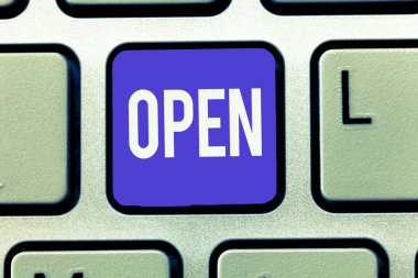 Gösterilen metin oturum açın. Kavramsal fotoğraf yeni bir başlangıç iş girişim geçiş sağlayan erişim kullanılabilir