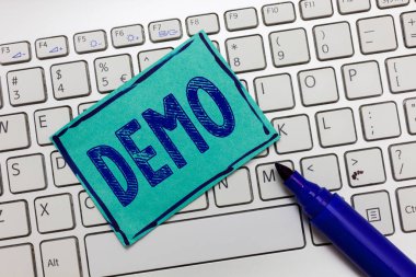 El yazısı metni tanıtımı. Ürün teknikleri ve becerilerinin tanıtımı anlamına gelen kavram