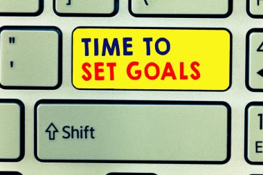 Zaman için Set gol yazma el yazısı metin. İstenen amaç gelecekte başarmak istedim anlam kavramı