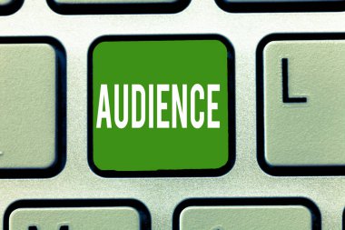 El yazısı metin seyirci. Genel olay resmi röportaj yetki ile seyirci anlam kavramı