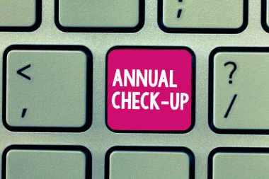 Kavramsal el yıllık kontrol kadar gösterilen yazma. İş fotoğraf vitrine yıllık değerlendirme ve sınav s gösteren sağlık durumudur