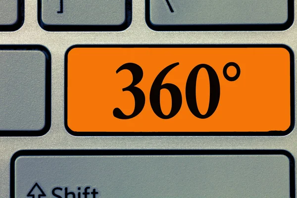 การเขียนข้อความ 360 แนวคิดธุรกิจสําหรับการรวมทุกมุมมองอย่างครอบคลุม สามารถหมุนได้อย่างอิสระ — ภาพถ่ายสต็อก